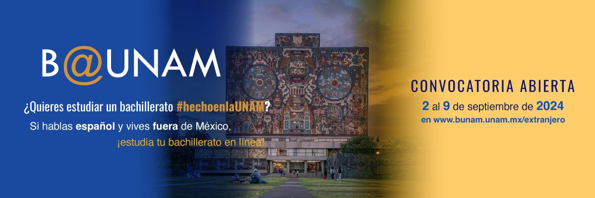 B@UNAM: Estudia tu bachillerato a distancia en la UNAM